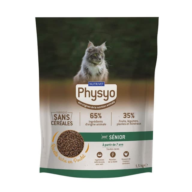 Croquettes chat sénior