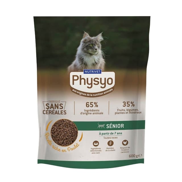 Croquettes chat sénior