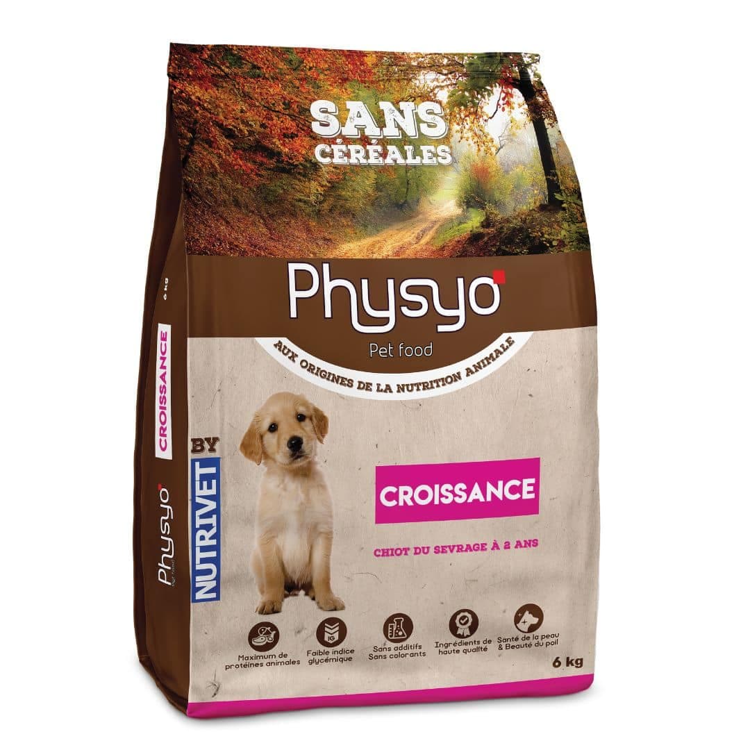 Croquettes chien croissance 6 kg