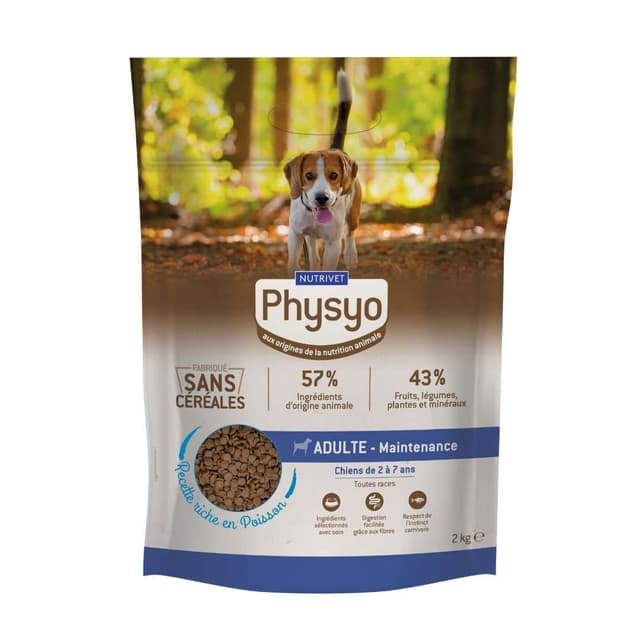 Croquettes chien maintenance poisson 2 kg