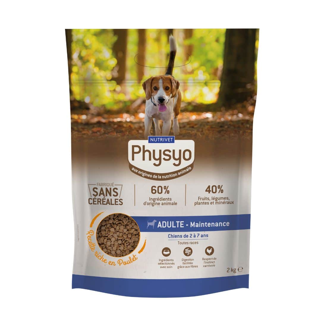 Croquettes chien maintenance poulet 2 kg