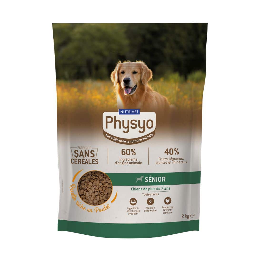 Croquettes chien sénior 2 kg