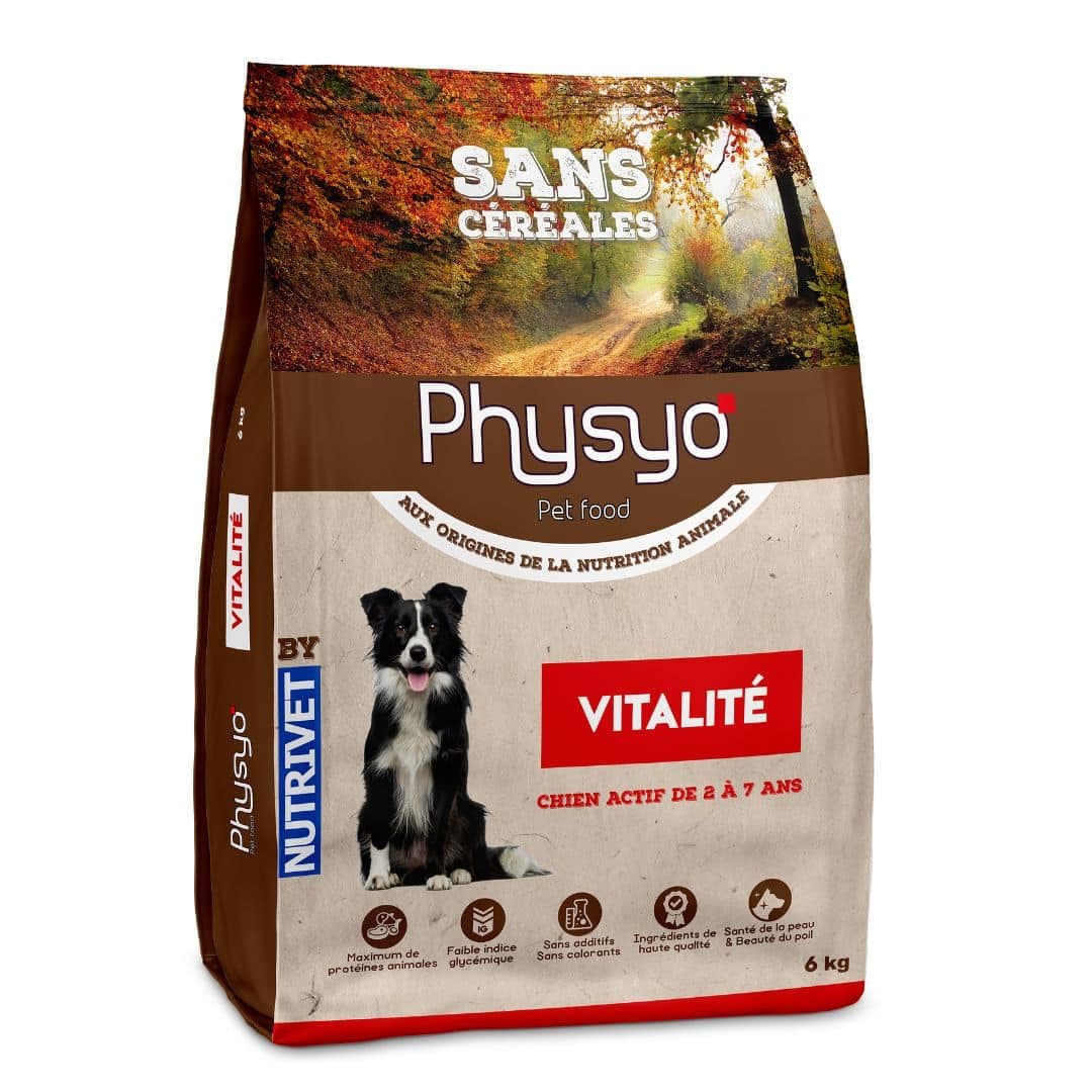 Croquettes chien vitalité 6 kg