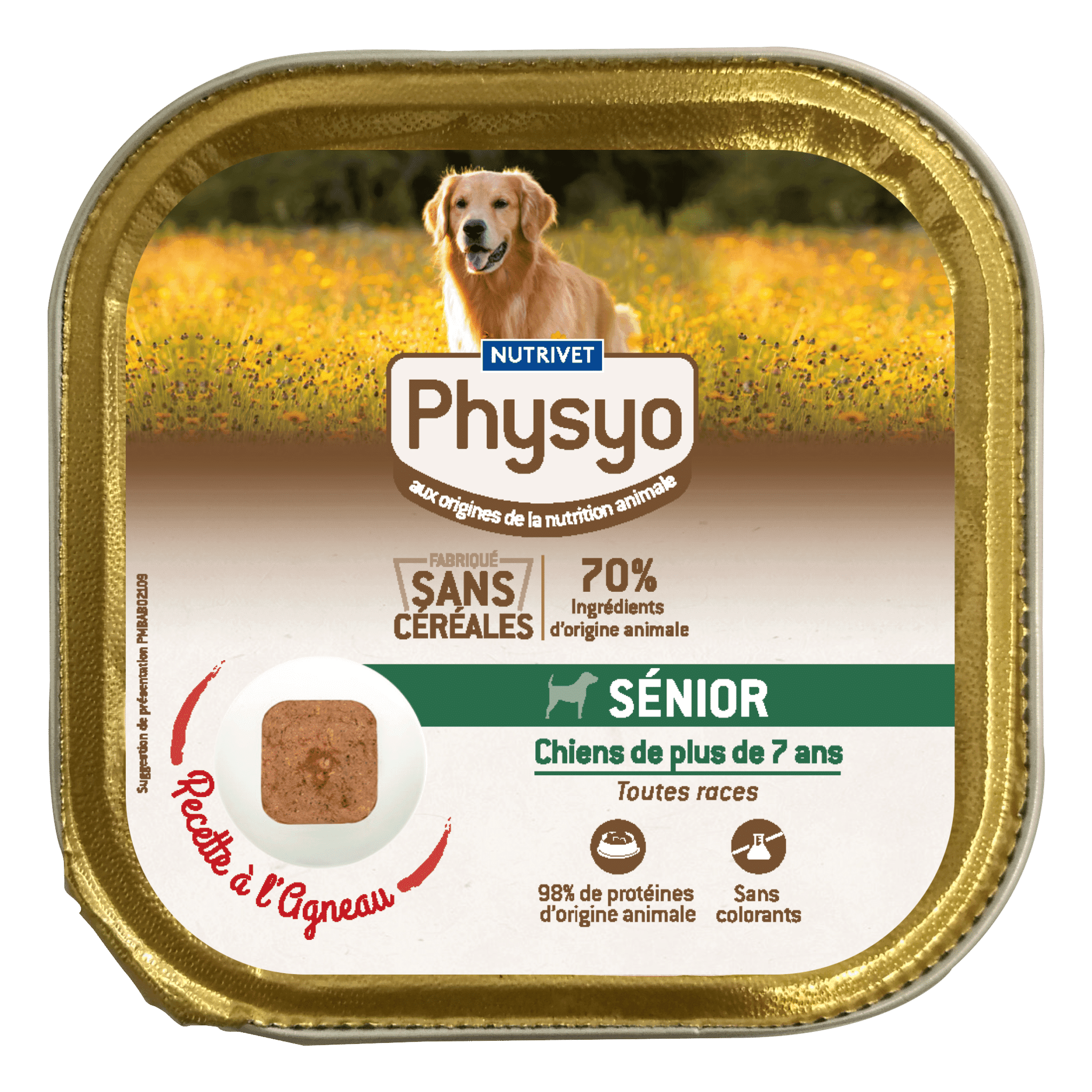 Terrine chien sénior à l’agneau