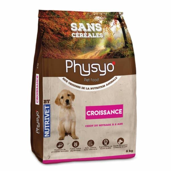 Croquettes chien croissance 6kg