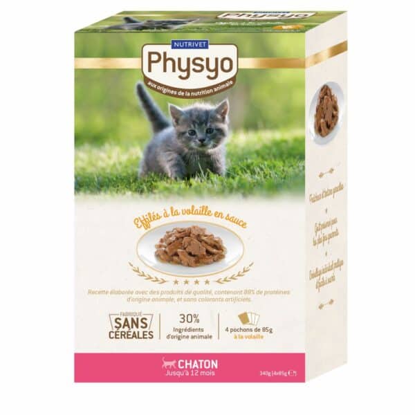 Sachets fraîcheur chaton à la volaille