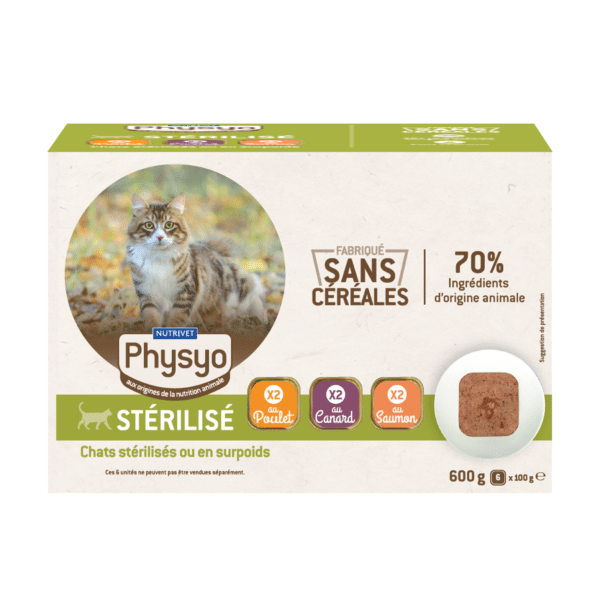 Pack mixte terrine chat stérilisé (Panaché de 3 saveurs)