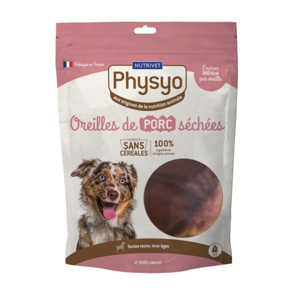 Oreilles de porc séchées pour chiens