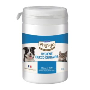 Hygiène bucco-dentaire en poudre pour chiens et chats